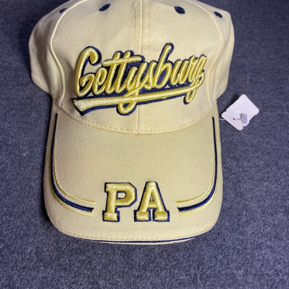 Men’s Yellow Embroidered “Gettysburg” Cap